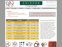 Tablet Screenshot of chinookor.com